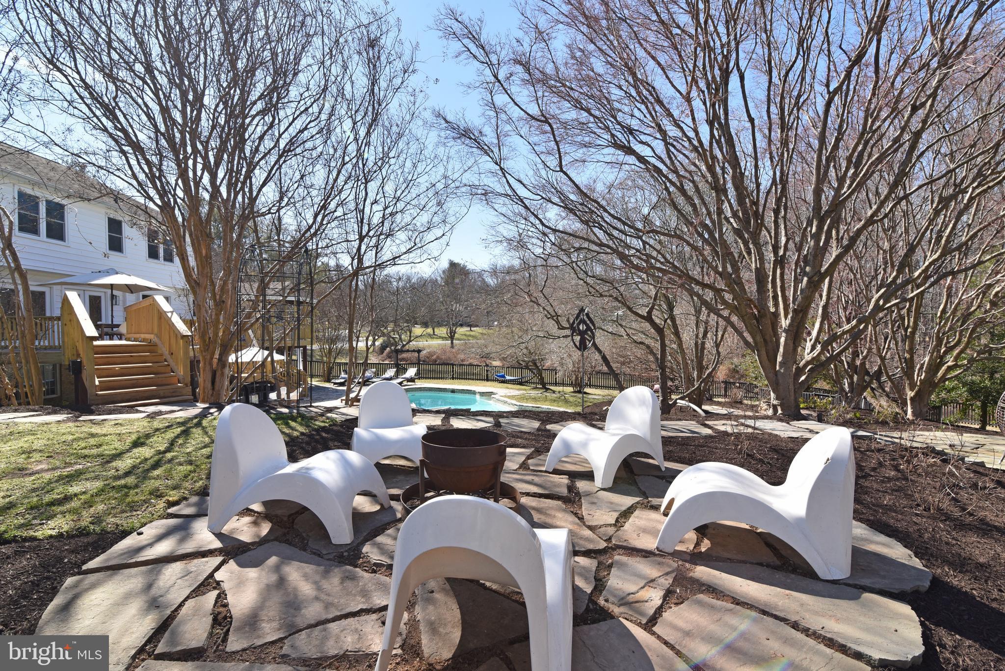 10502 Mt Sunapee Road Vienna, VA 22182 - Photo 37 of 49 Enjoy Sitting Around the Wood Burning Fire Pit.