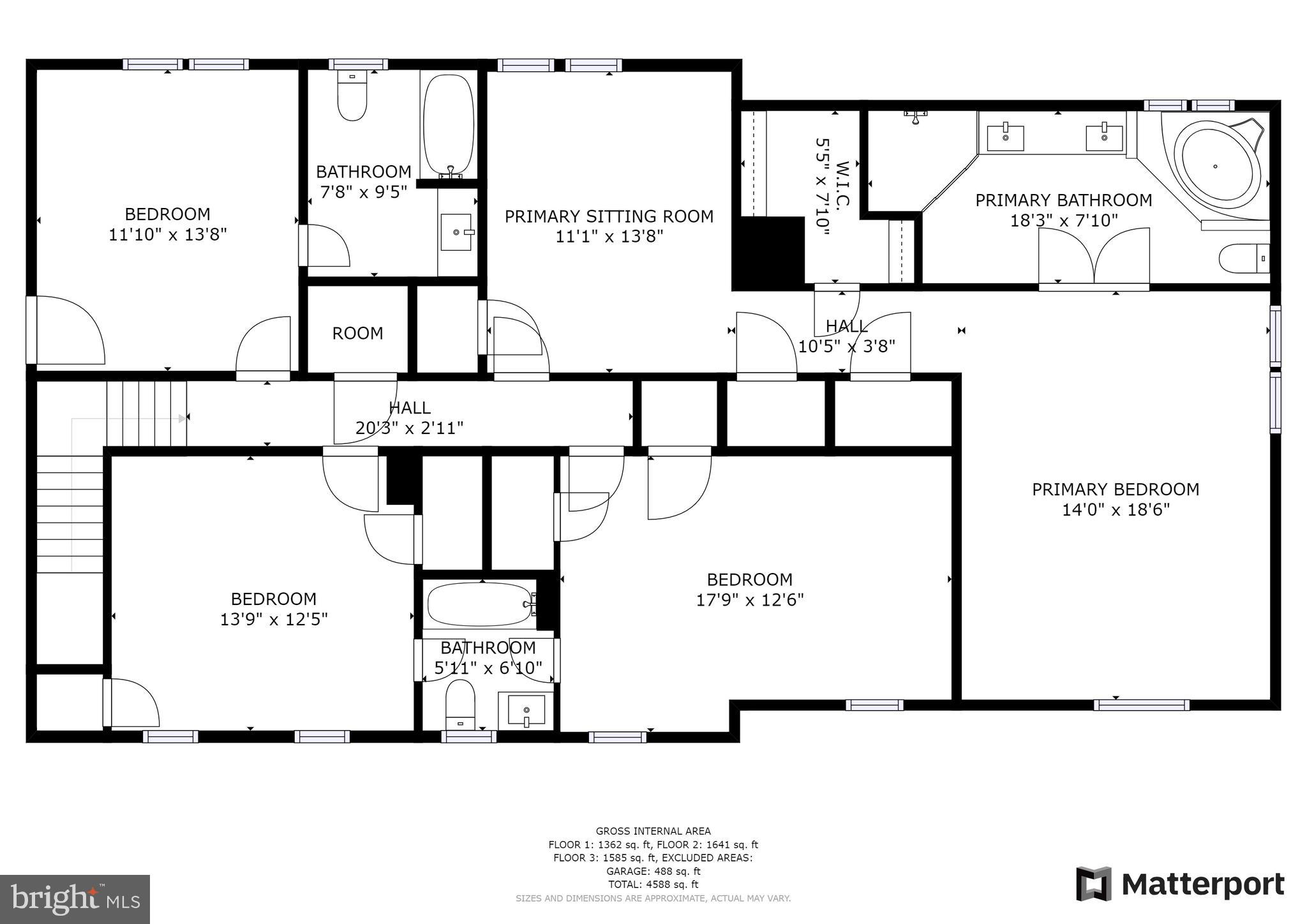 10502 Mt Sunapee Road Vienna, VA 22182 - Photo 47 of 49 Upper Level Floor Plan.