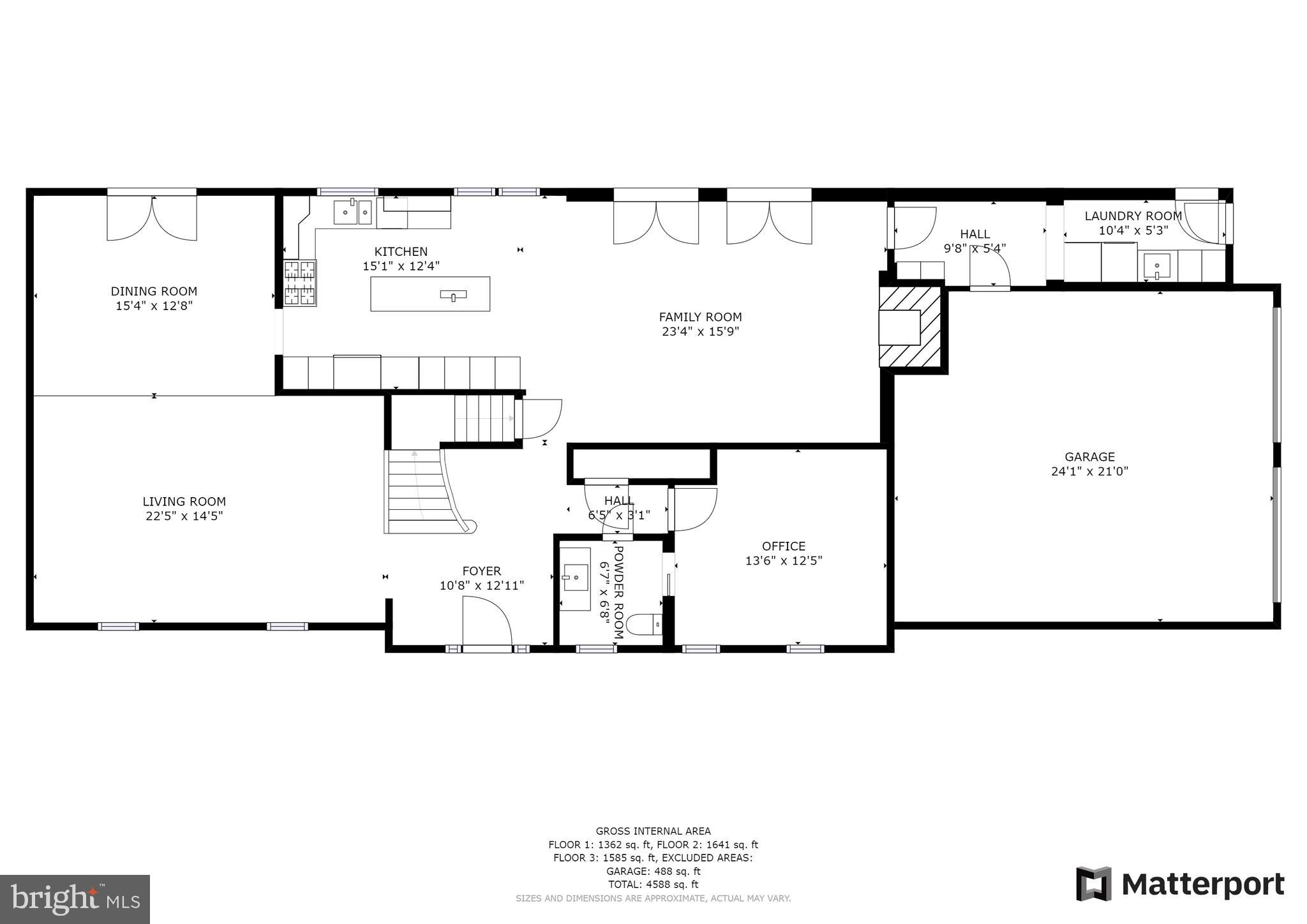 10502 Mt Sunapee Road Vienna, VA 22182 - Photo 48 of 49 Main Level Floor Plan