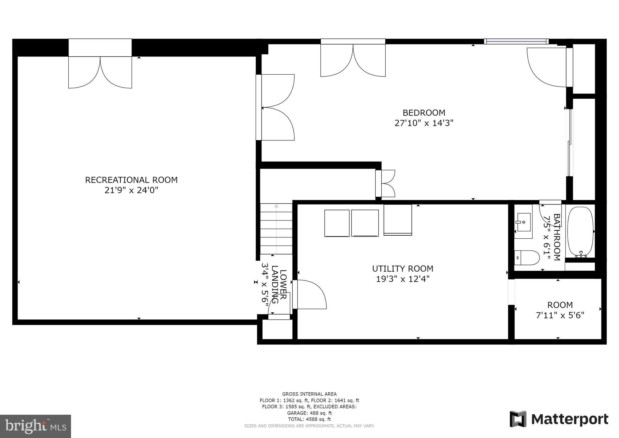 10502 Mt Sunapee Road Vienna, VA 22182 - Photo 49 of 49 Lower Level Floor Plan.