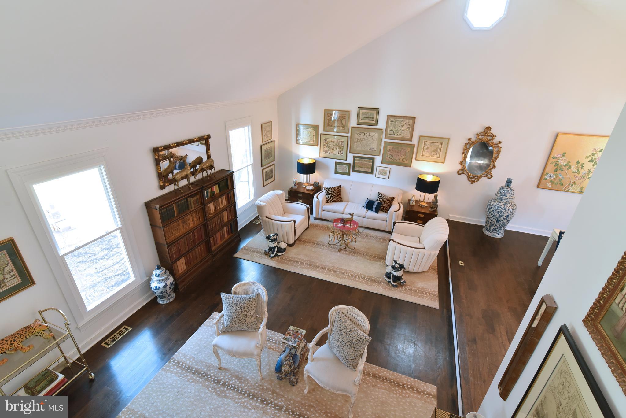 10502 Mt Sunapee Road Vienna, VA 22182 - Photo 5 of 49 Spacious Living Room with Vaulted Ceiling.