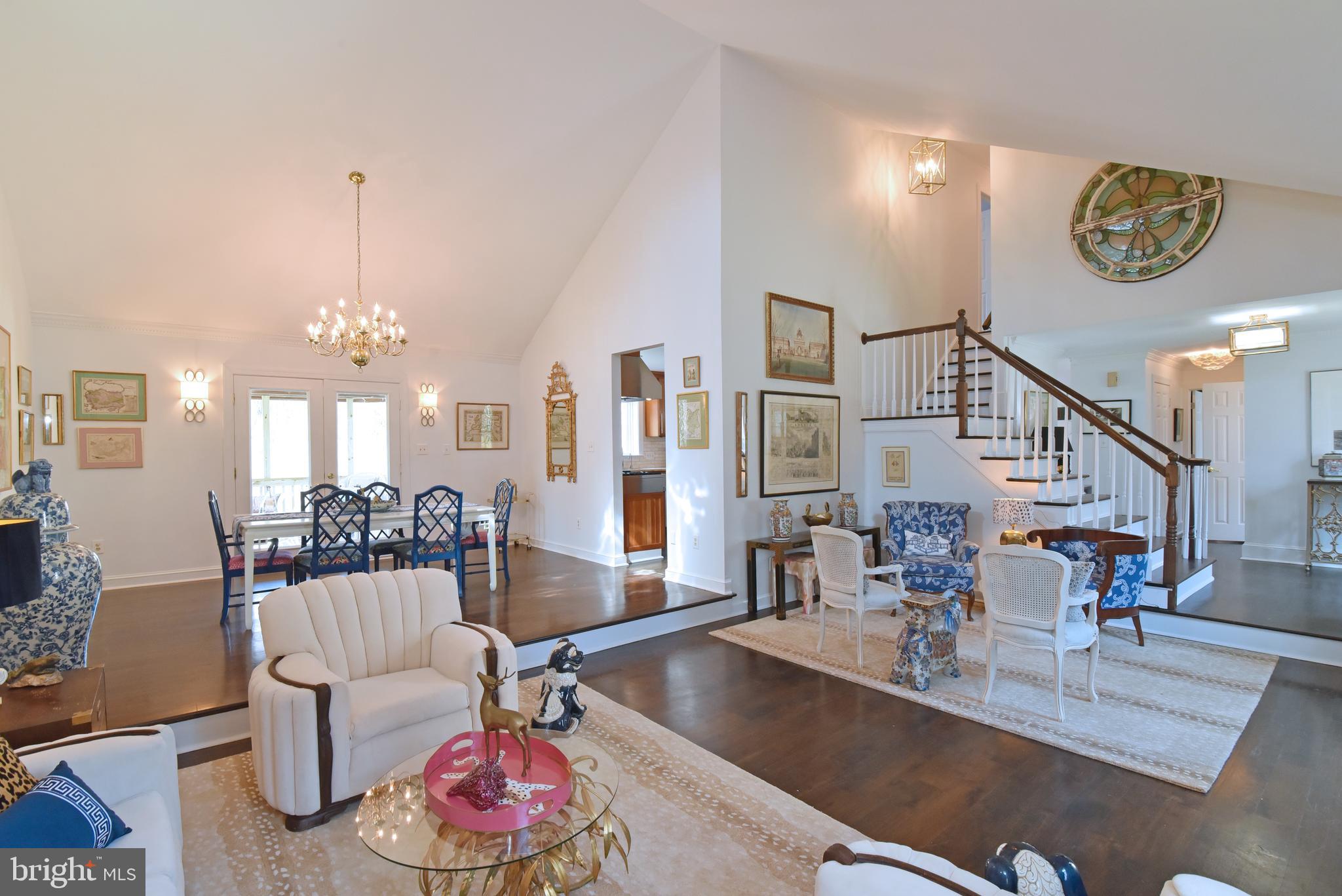 10502 Mt Sunapee Road Vienna, VA 22182 - Photo 6 of 49 Soaring Ceilings in the Living and Dining Rooms.