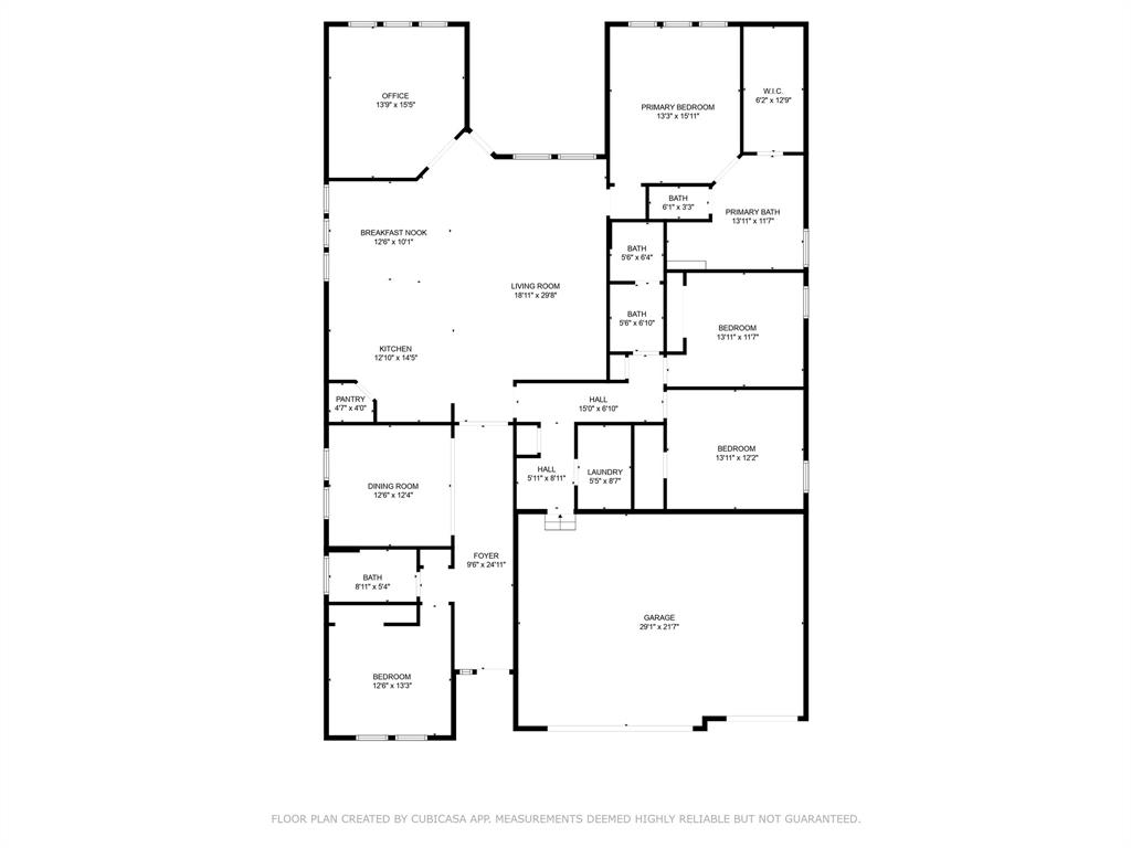 309 Savannah Lane Oak Point, TX 75068 - Photo 30 of 30 a picture of a floor plan