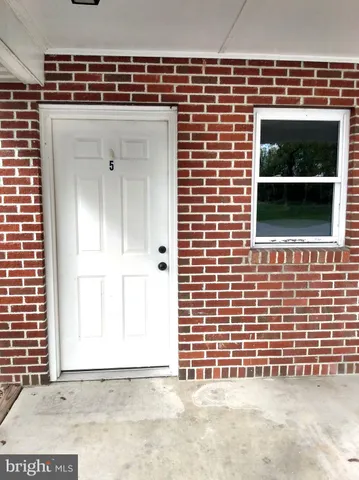 a view of front door of house