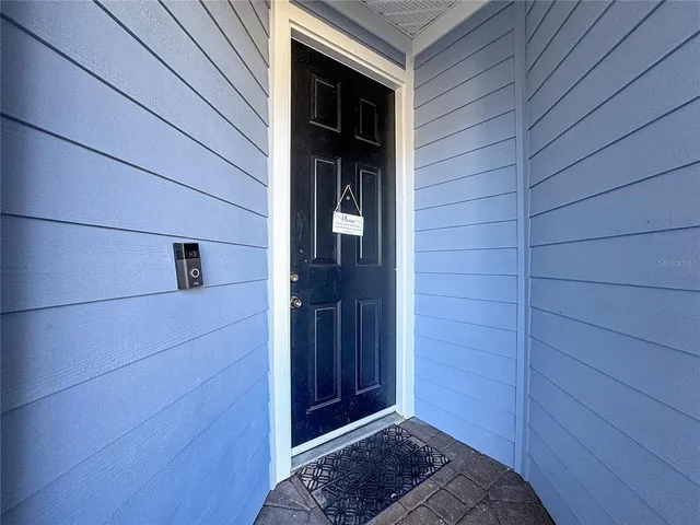 a view of front door