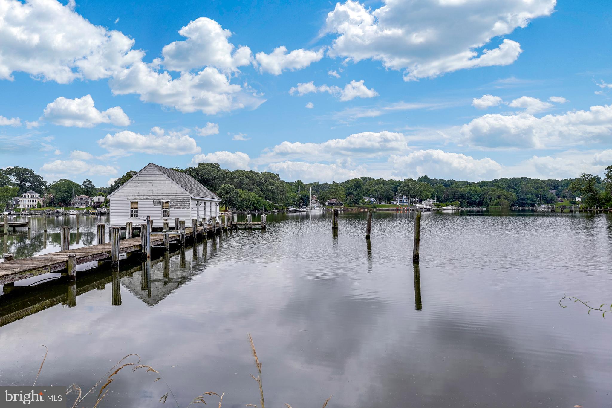 1857 Poplar Ridge Road Pasadena, MD 21122 - Photo 2 of 11 Boathouse and pier on Main Creek