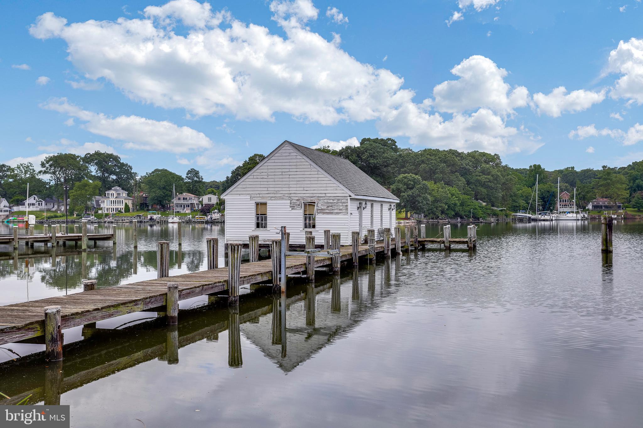 1857 Poplar Ridge Road Pasadena, MD 21122 - Photo 11 of 11 Boathouse and pier on Main Creek