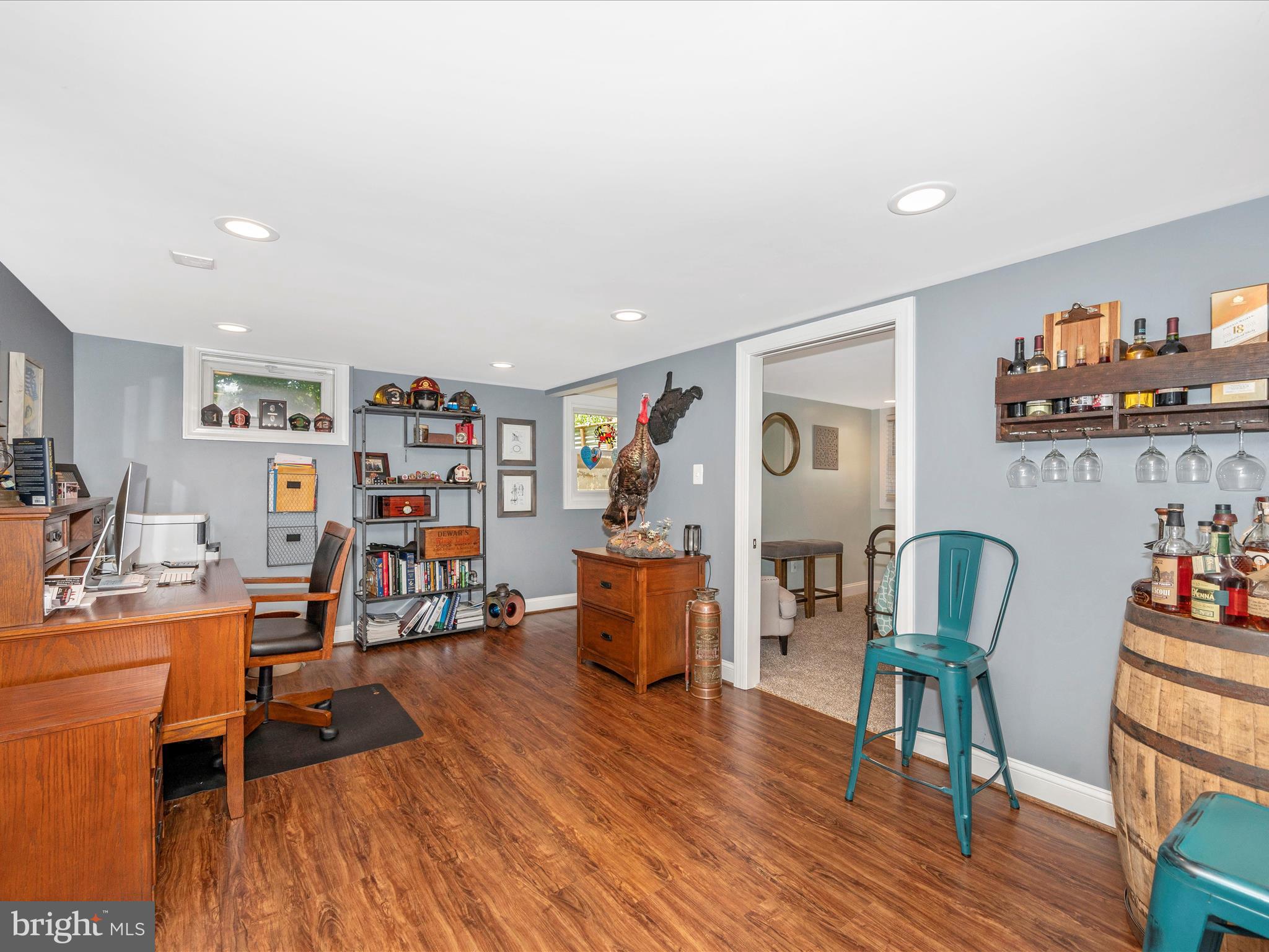 100 Spring Street Gaithersburg, MD 20877 - Photo 35 of 56 Lower level recreation room/office