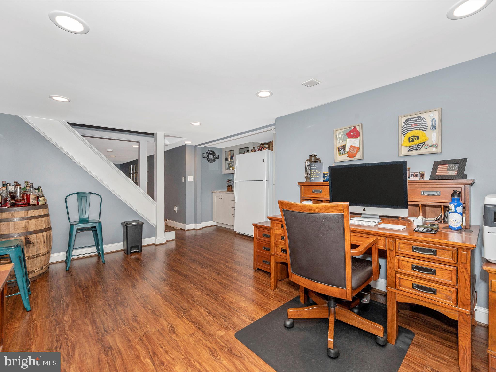 100 Spring Street Gaithersburg, MD 20877 - Photo 36 of 56 Lower level recreation toom/office