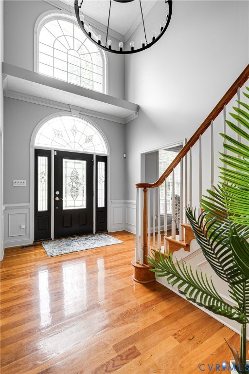 11401 Braidstone Lane Chesterfield, VA 23838 - Photo 8 of 47 Gorgeous glass doorway with palladium window.