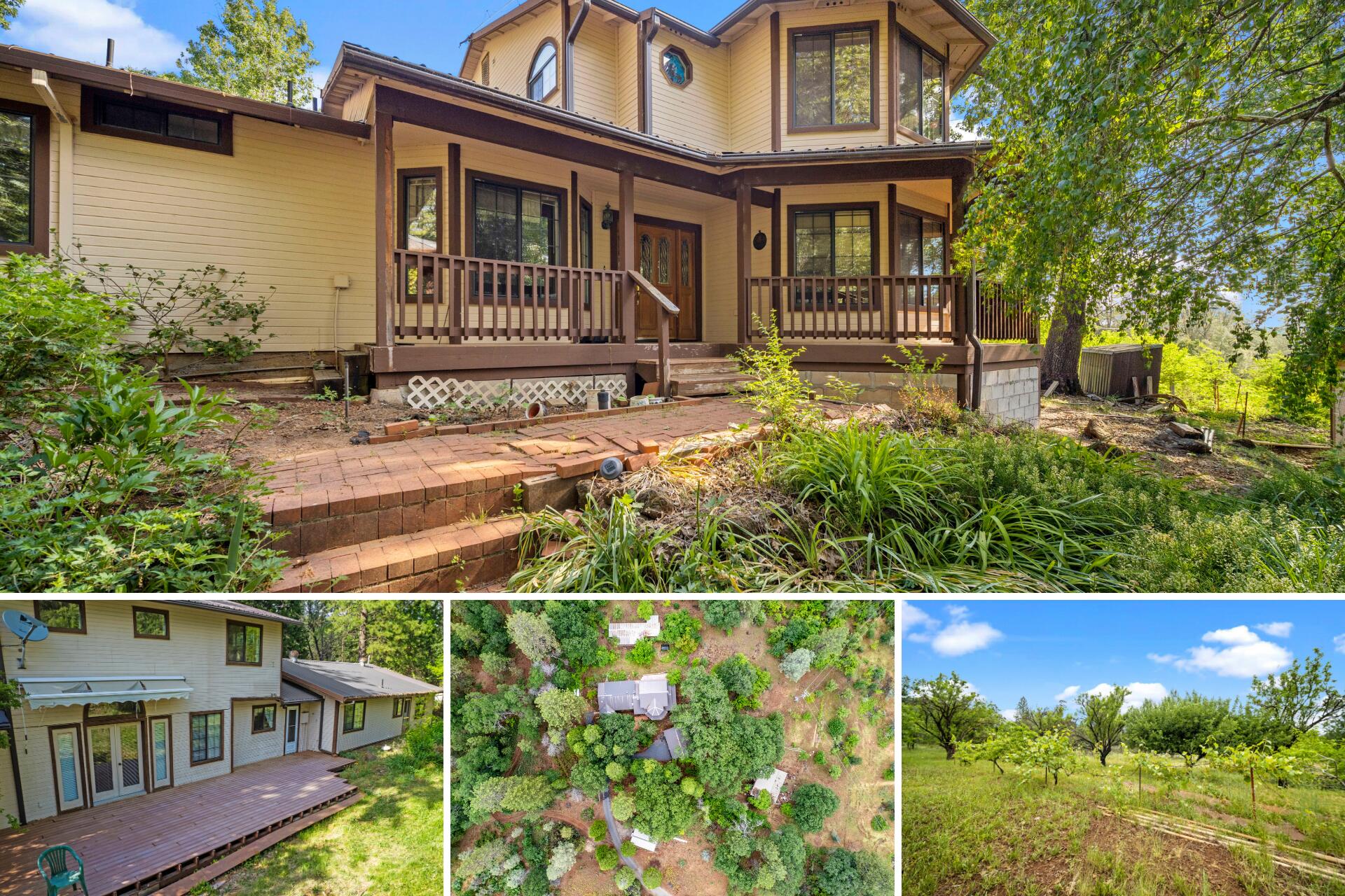 front view of house with a small yard