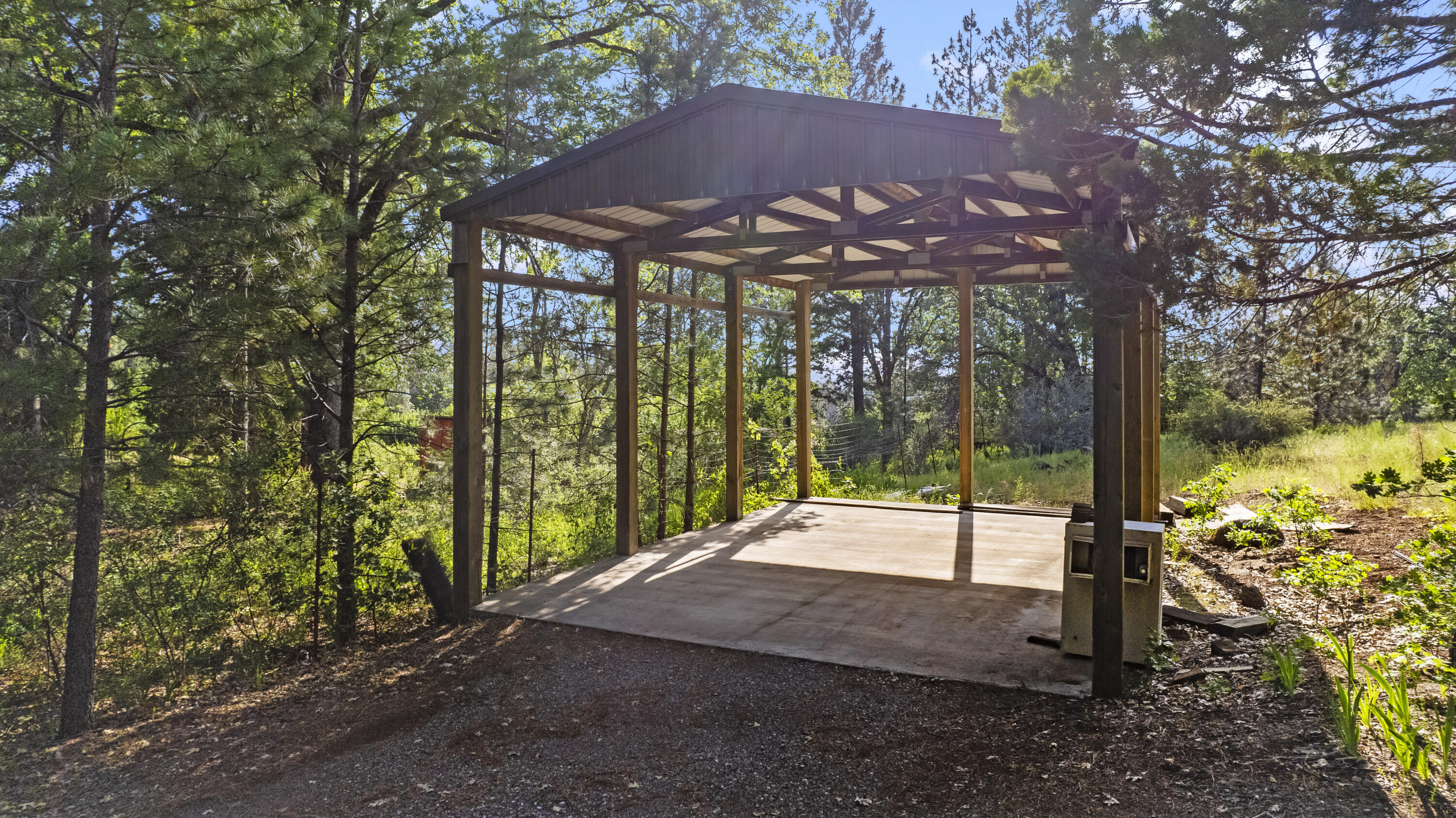 21110 Rolling Hills Road Manton, CA 96059 - Photo 25 of 34 a view of a porch with a yard