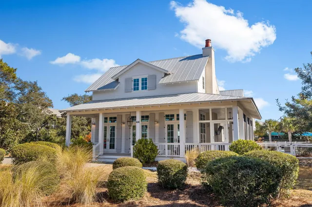 a view of a balcony with chairs