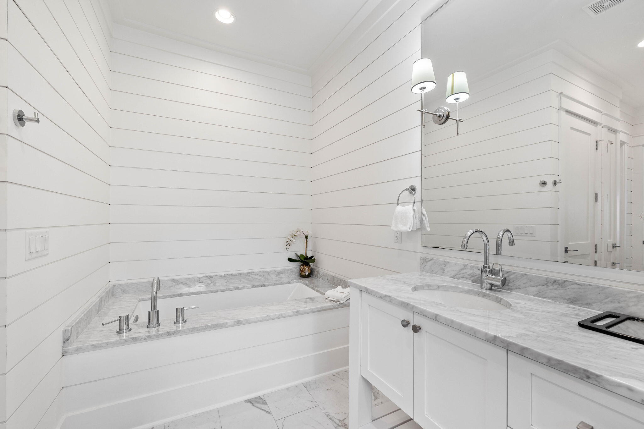 44 Seacrest Drive Inlet Beach, FL 32461 - Photo 51 of 129 a bathroom with a sink and a mirror