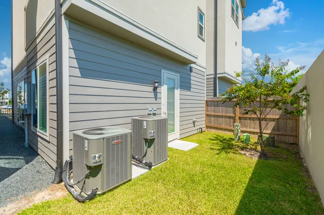 a view of a backyard with plants