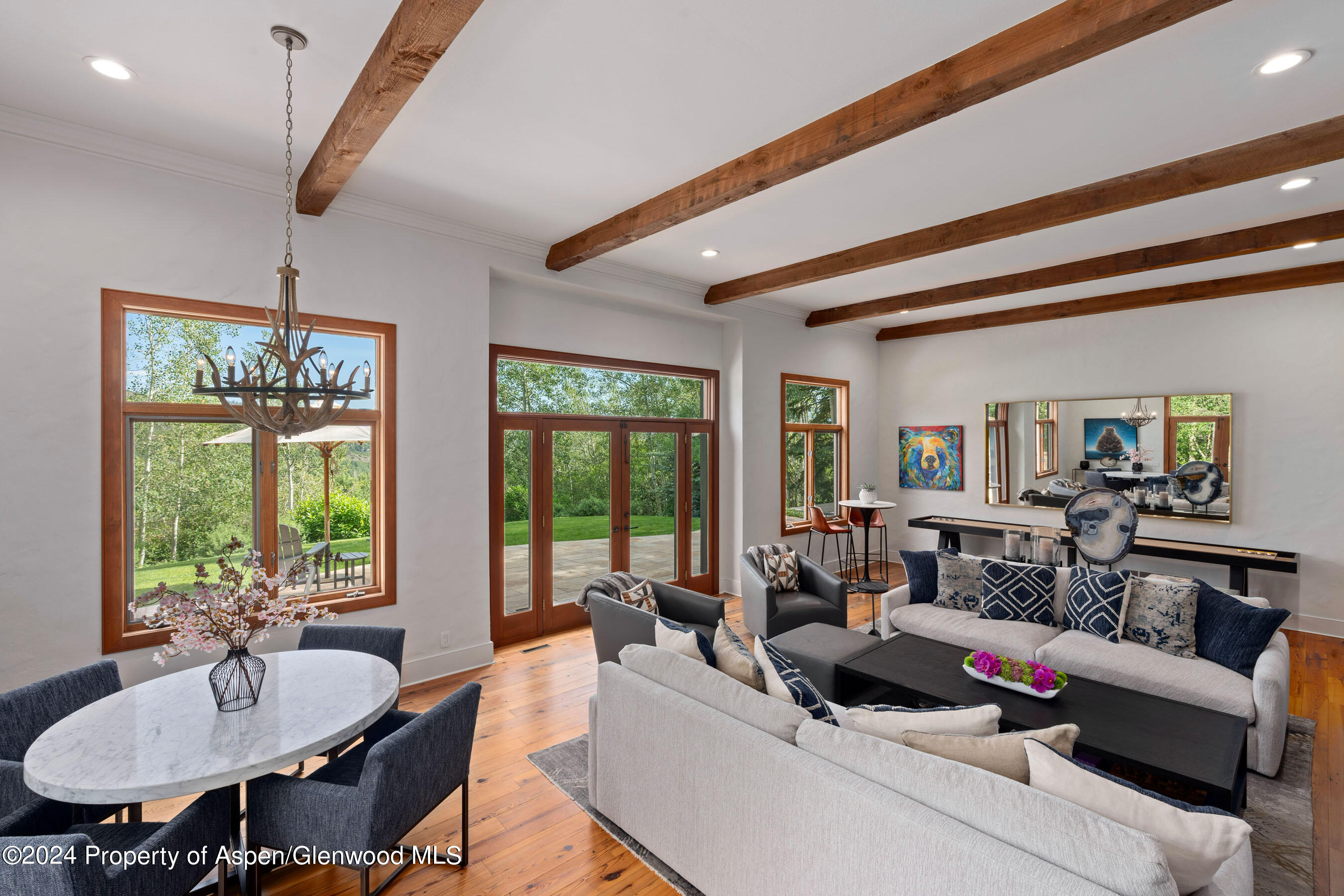 439 Maple Ridge Lane Snowmass Village, CO 81615 - Photo 9 of 42 Great Room with Walk-out to Patio