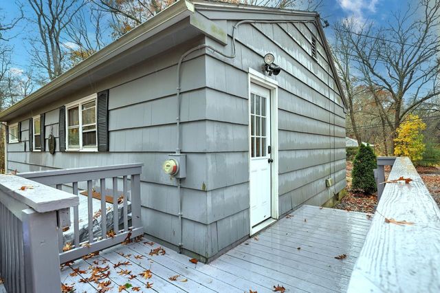 a view of a house with a patio