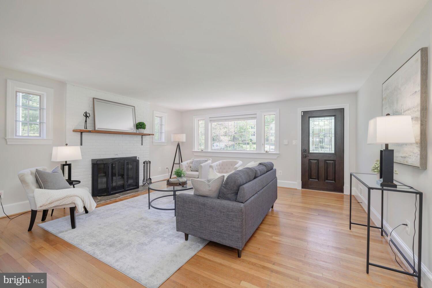 301 Dennis Avenue Silver Spring, MD 20901 - Photo 3 of 24 Beautiful brick fireplace