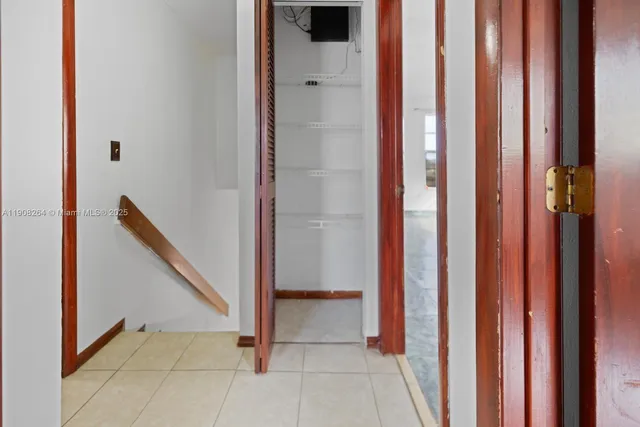 a view of an entryway with staircase