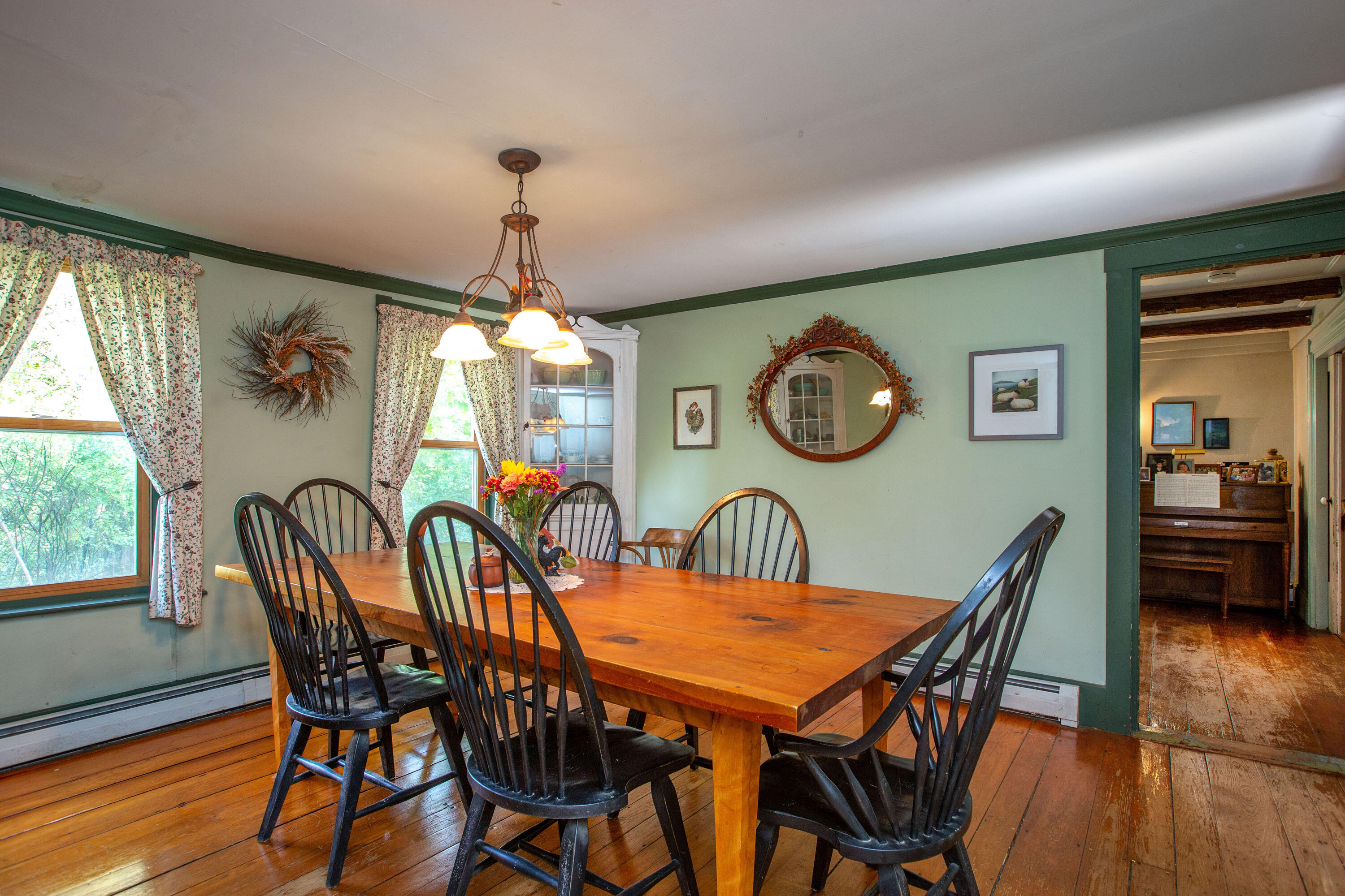 45 Fisher Road Bowdoinham, ME 04008 - Photo 17 of 83 Formal Dining Room to living room