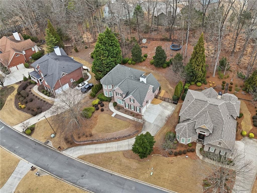 207 Cedarhurst Drive Canton, GA 30115 - Photo 73 of 83 an aerial view of residential houses with outdoor space