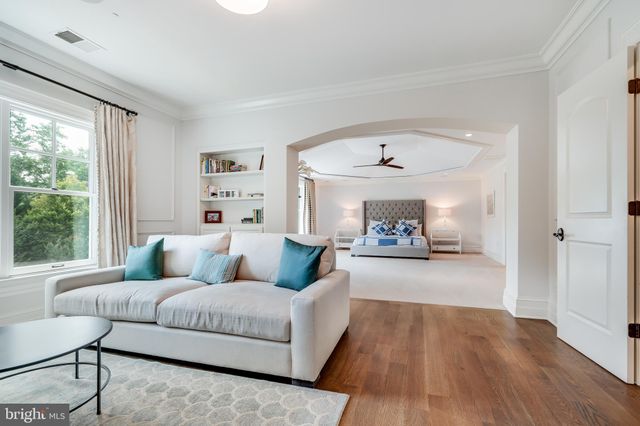 a room with furniture and air hockey table