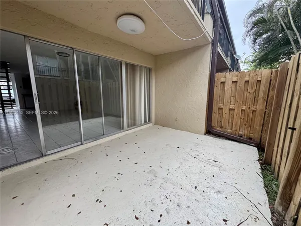 a view of wooden fence