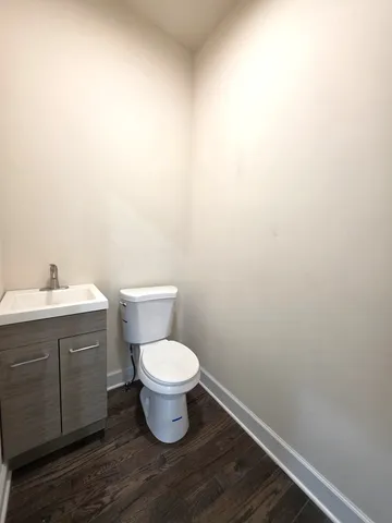 a bathroom with a sink and a toilet