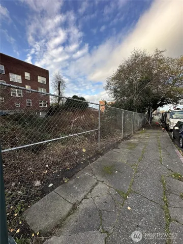 a view of city from balcony