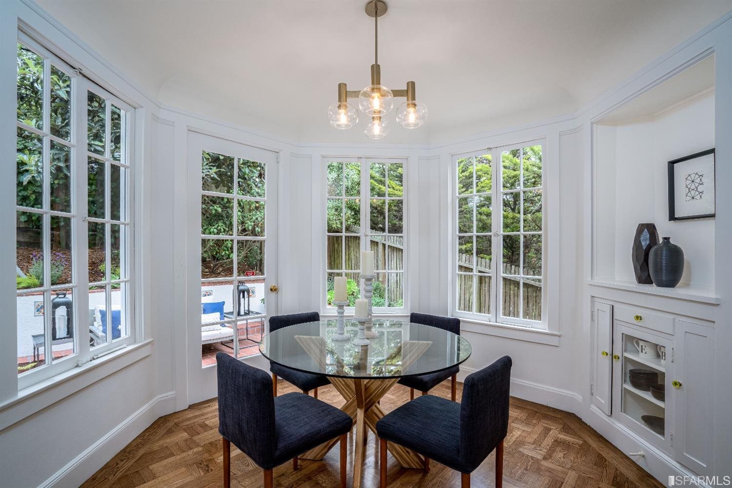 369 Pacheco Street San Francisco, CA 94116 - Photo 15 of 49 a view of a dining room with furniture window and outside view