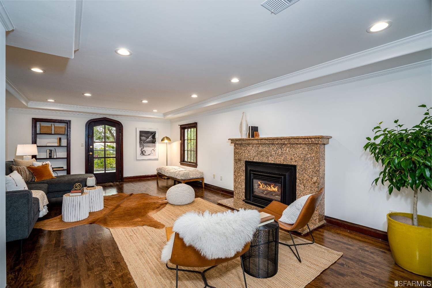 369 Pacheco Street San Francisco, CA 94116 - Photo 27 of 49 a living room with furniture fireplace and window