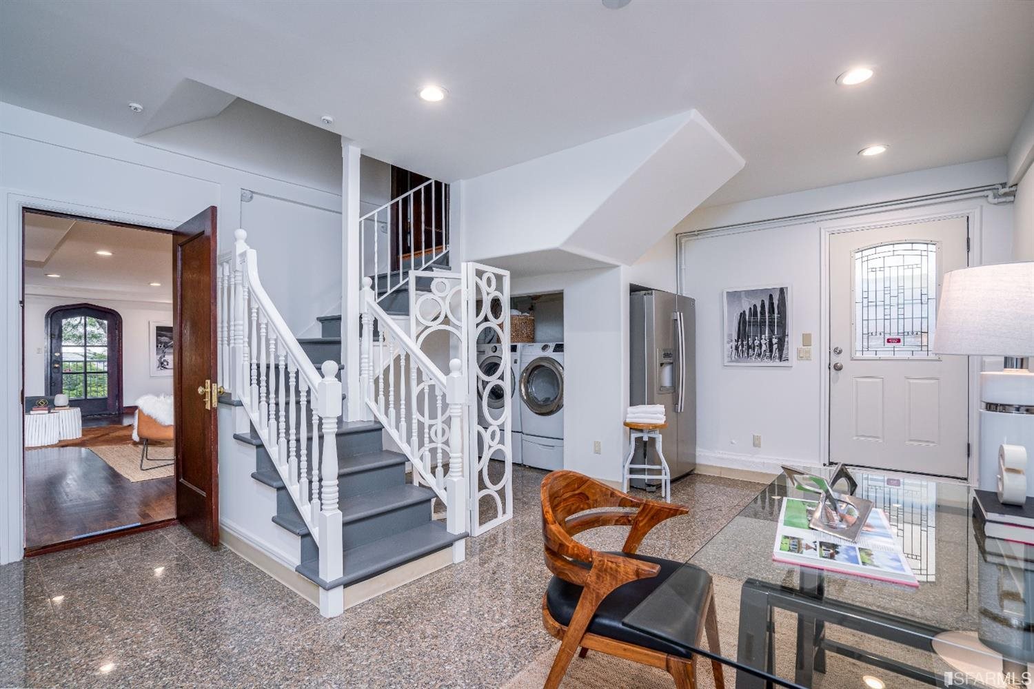 369 Pacheco Street San Francisco, CA 94116 - Photo 30 of 49 a view of a livingroom with furniture and staircase