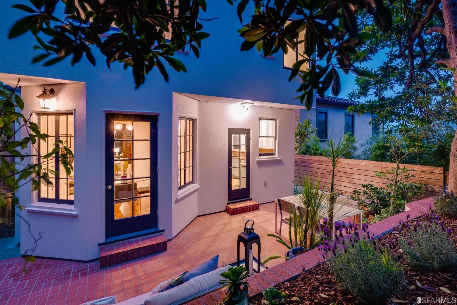 369 Pacheco Street San Francisco, CA 94116 - Photo 35 of 49 a view of a porch with chairs and potted plants