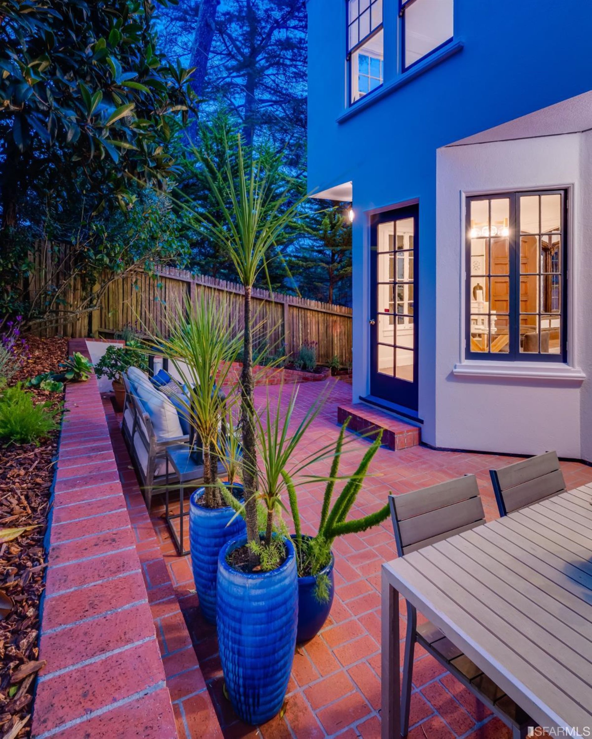 369 Pacheco Street San Francisco, CA 94116 - Photo 37 of 49 a view of a backyard with sitting area