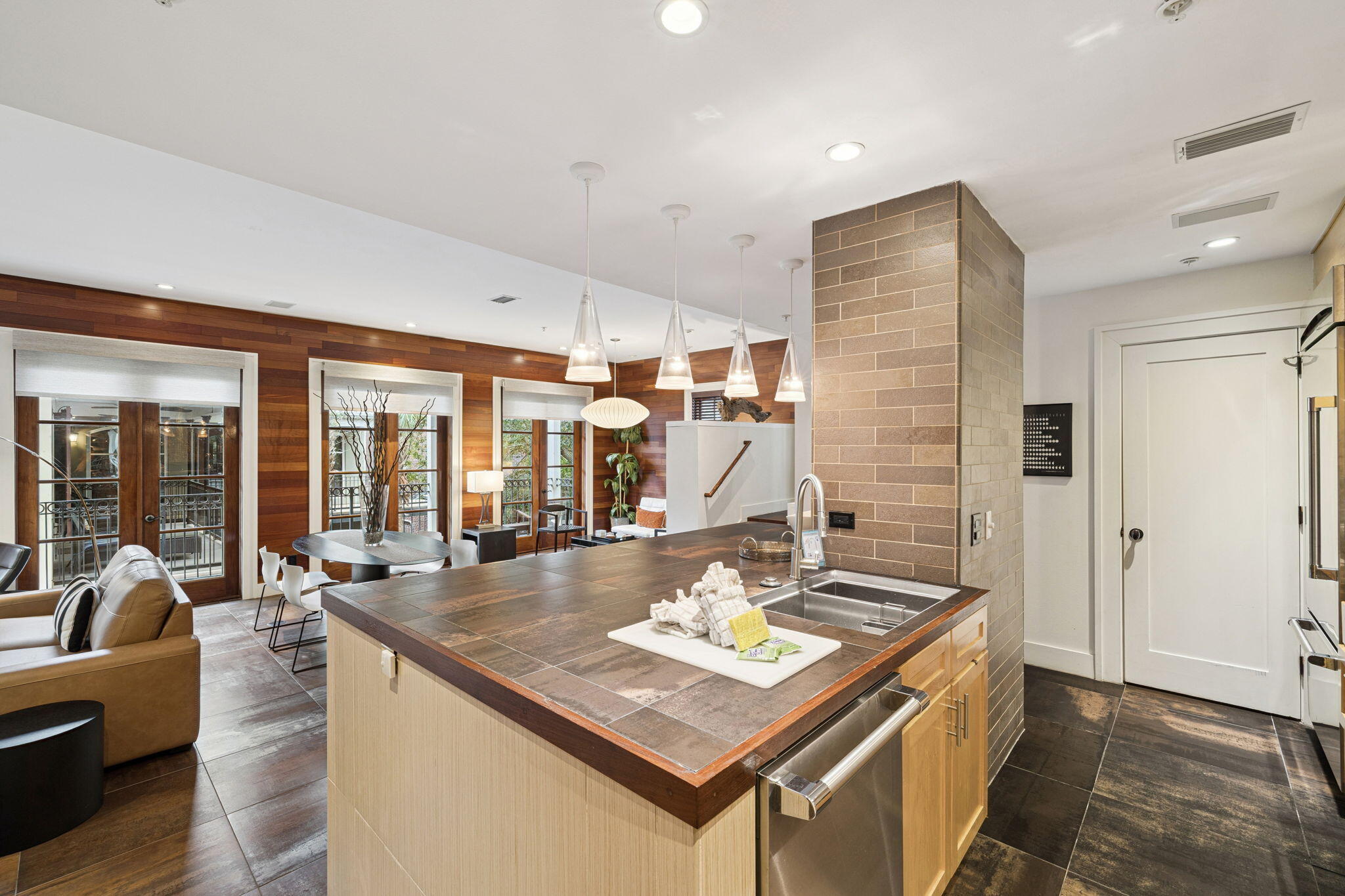 246 Fisherman's Cove, Unit 246 Miramar Beach, FL 32550 - Photo 15 of 72 a dining hall with stainless steel appliances granite countertop a sink and chairs