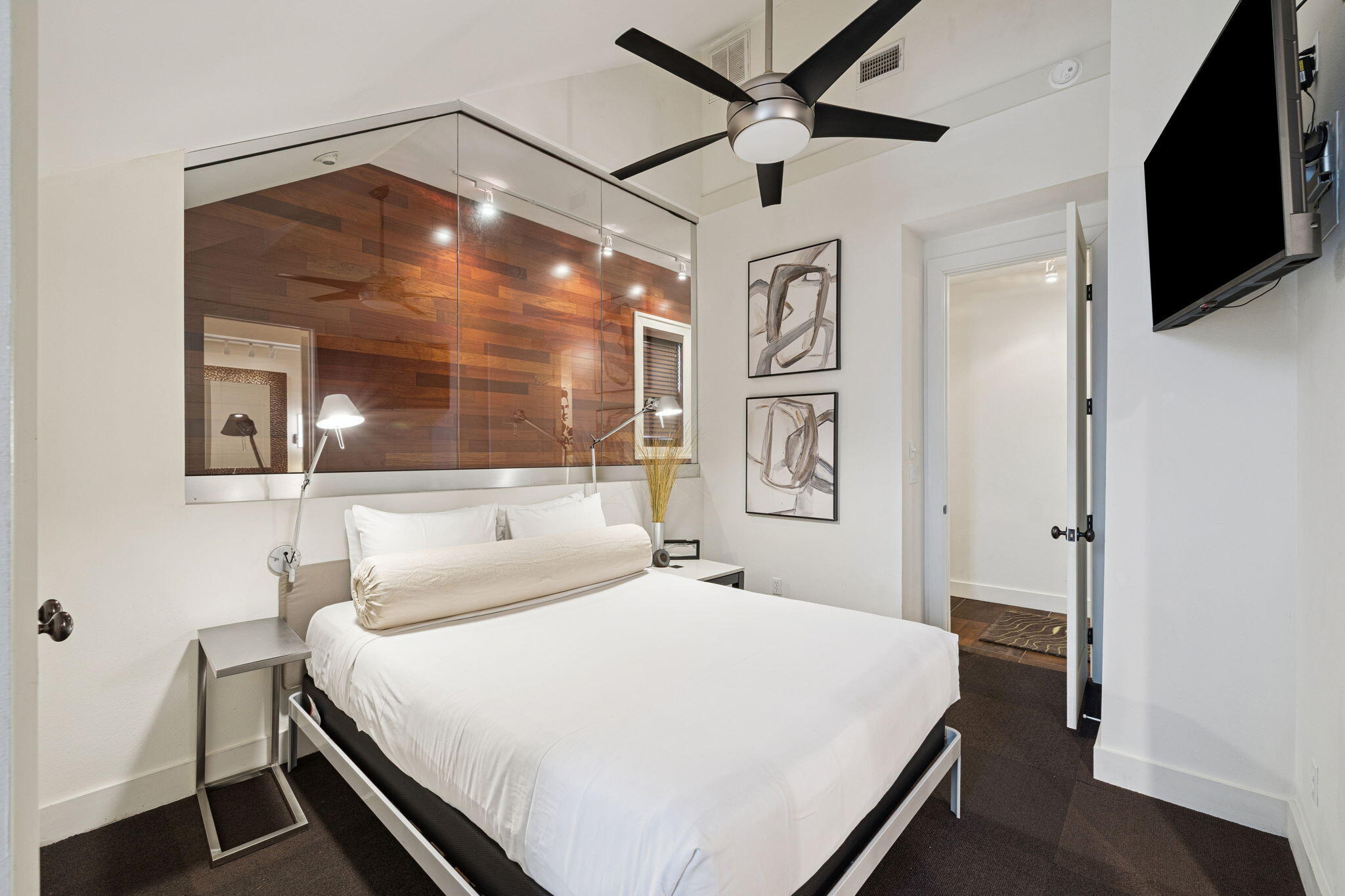 246 Fisherman's Cove, Unit 246 Miramar Beach, FL 32550 - Photo 21 of 72 a bedroom with a bed and a flat screen tv