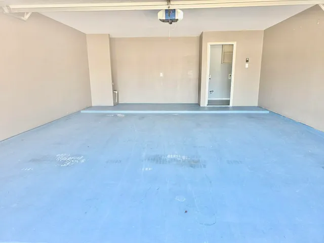 an empty room with window