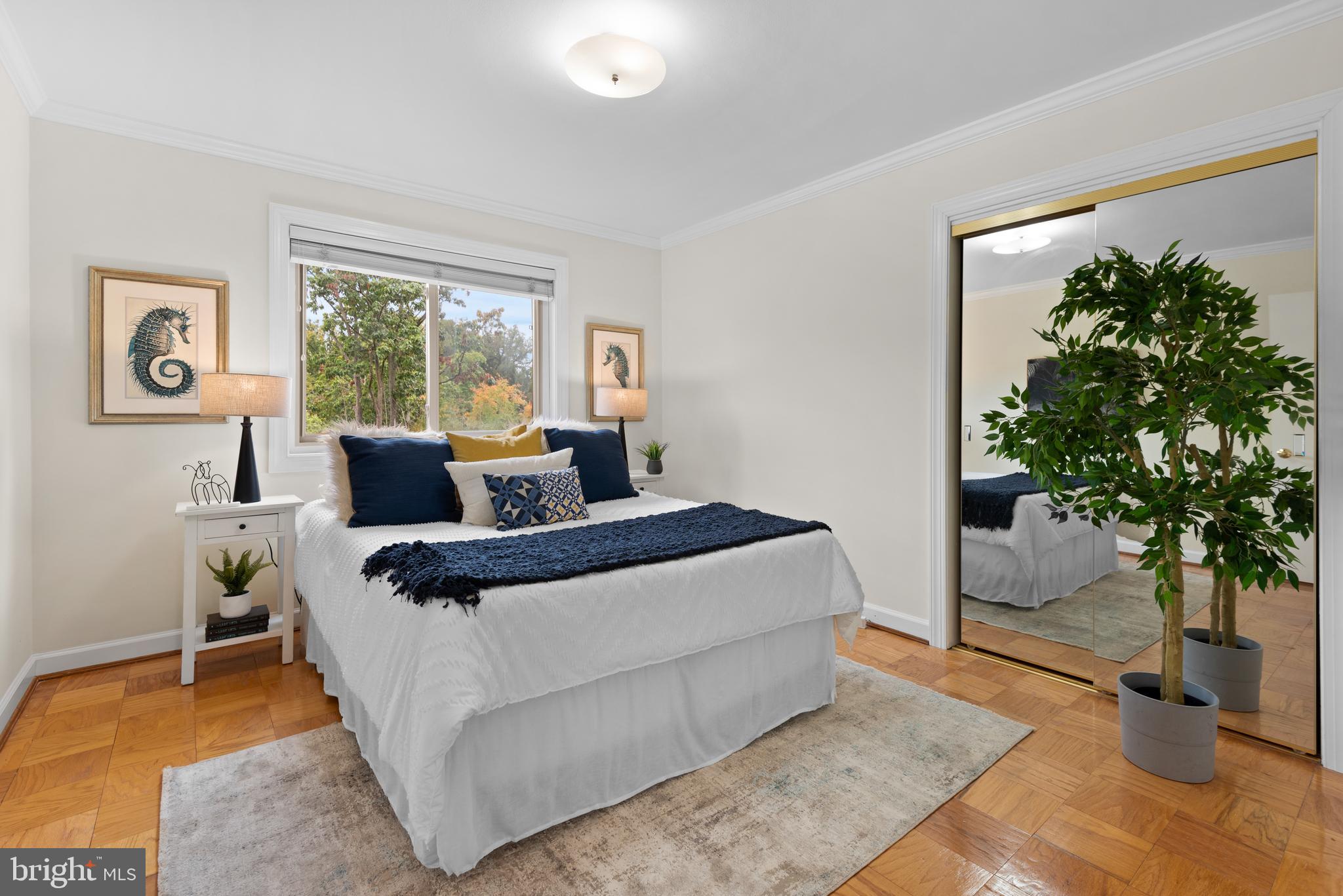 4570 MacArthur Boulevard Northwest, Unit 105 Washington, DC 20007 - Photo 18 of 20 Spacious bedroom w/ large closet
