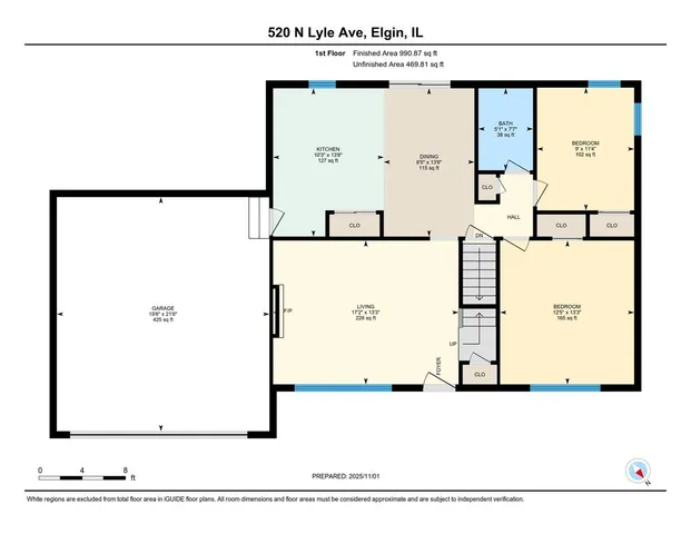 $364,900 | 520 North Lyle Avenue, Elgin, IL 60123