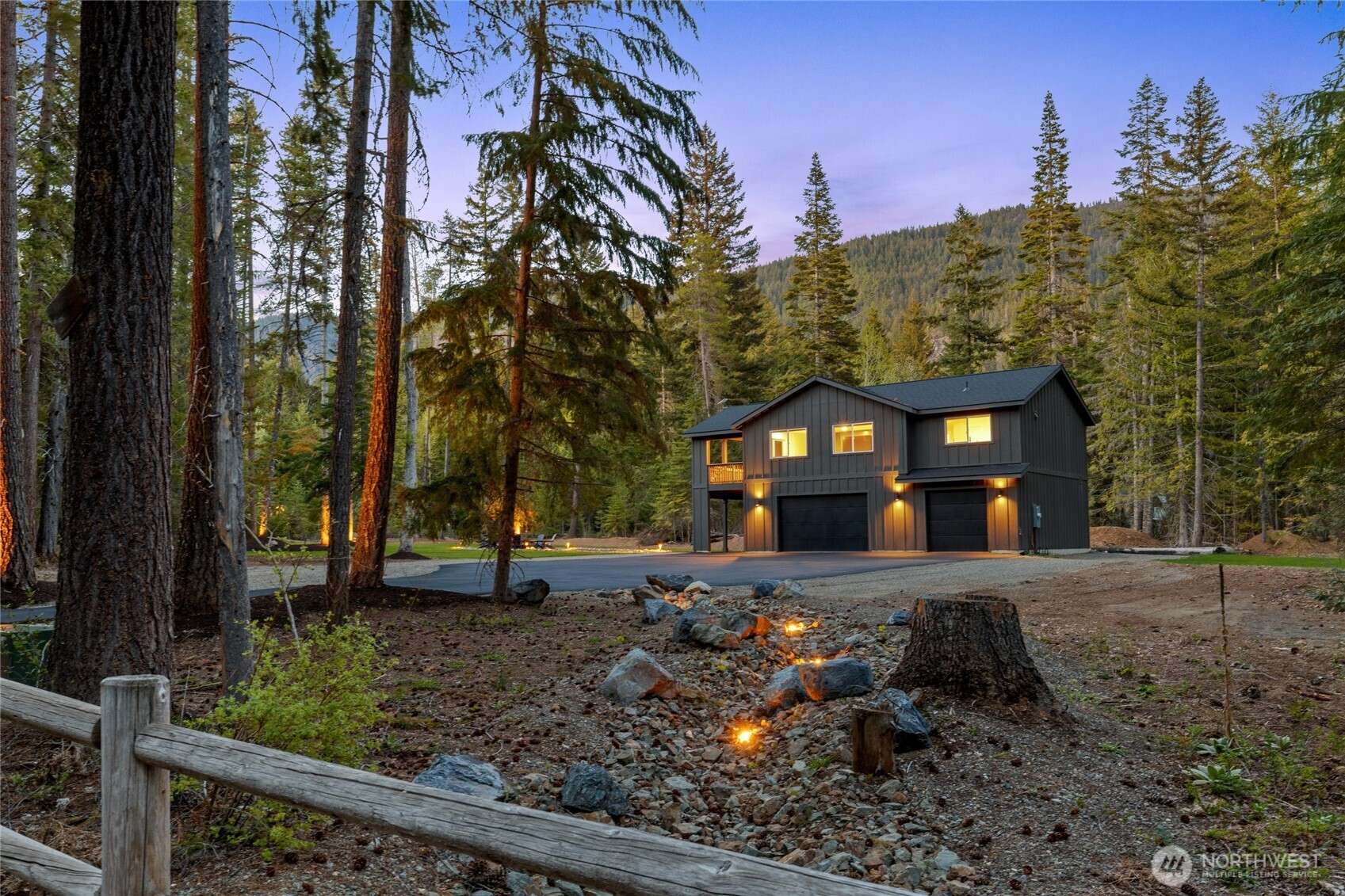 630 Silver Creek Road Easton, WA 98925 - Photo 40 of 40 a view of a house with a yard