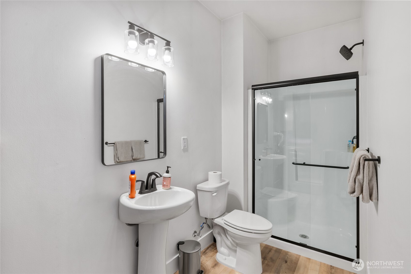 630 Silver Creek Road Easton, WA 98925 - Photo 10 of 40 a bathroom with a sink toilet and shower