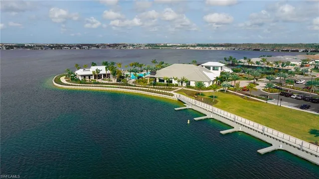 a view of an outdoor space and swimming pool