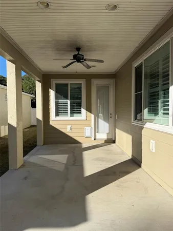 a view of a entryway of the house
