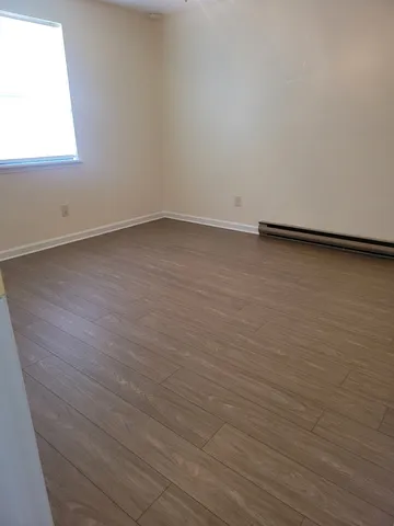wooden floor in an empty room