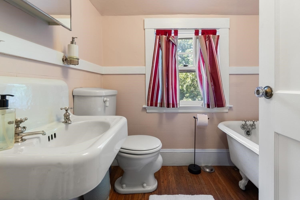 114 South Border Road Medford, MA 02155 - Photo 27 of 36 a bathroom with a sink and a toilet