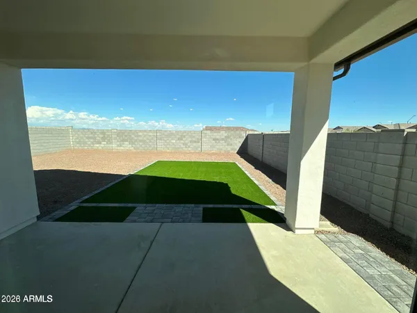 a view of an outdoor space an ocean from a balcony