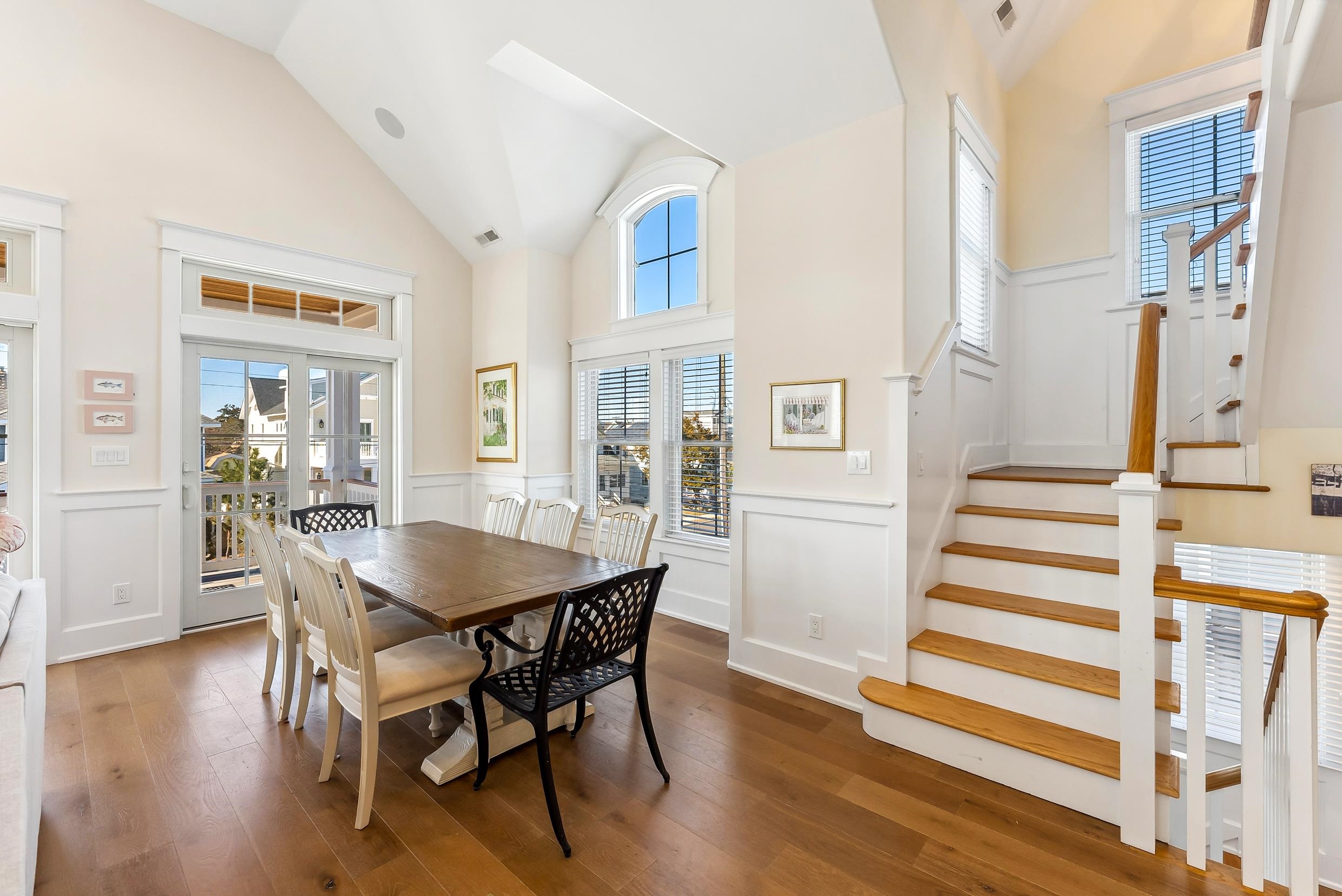 149 10th Street Avalon, NJ 08202 - Photo 30 of 49 a view of a dining room with furniture and wooden floor