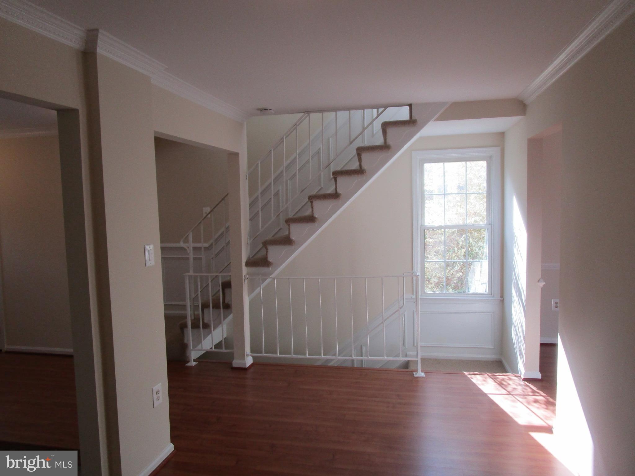 7932 Forest Path Way Springfield, VA 22153 - Photo 14 of 30 Stairs to 3rd Floor with Side Window