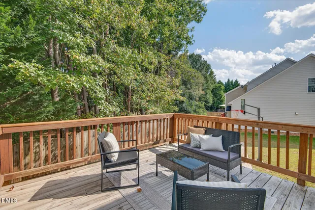 an aerial view of a house swimming pool and outdoor space
