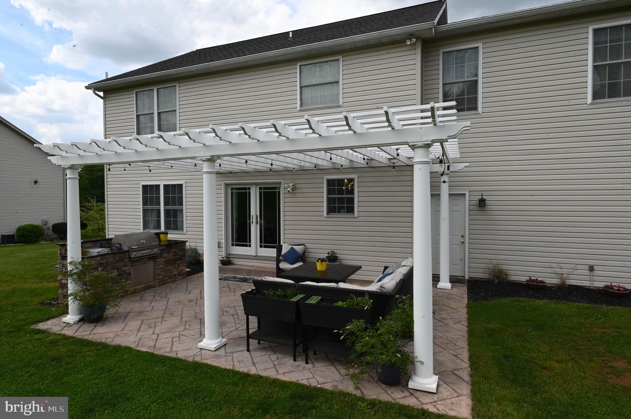 32 Valley Road Shrewsbury, PA 17361 - Photo 49 of 56 Perfect shade under the custom pergola
